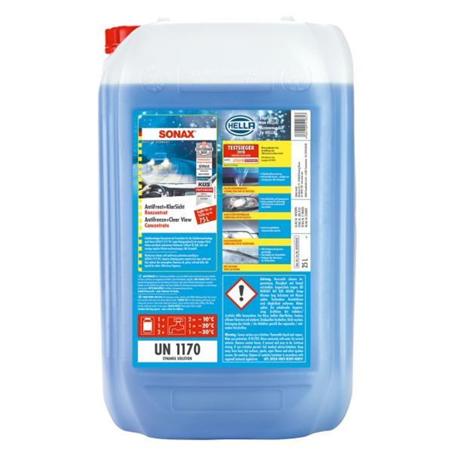 Detergente antigelo per lavavetri concentrato 25 L