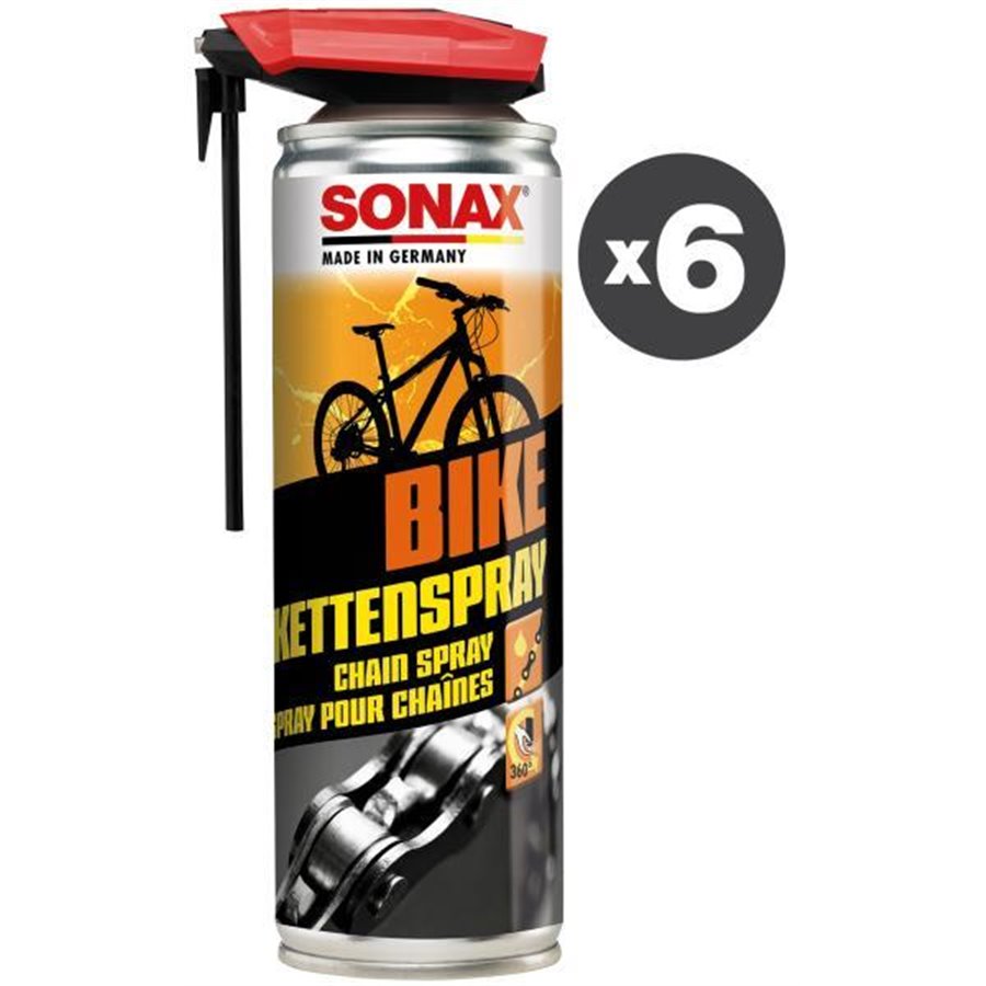 Conf. 6 pz Lubrificante per catena bici 300 mL