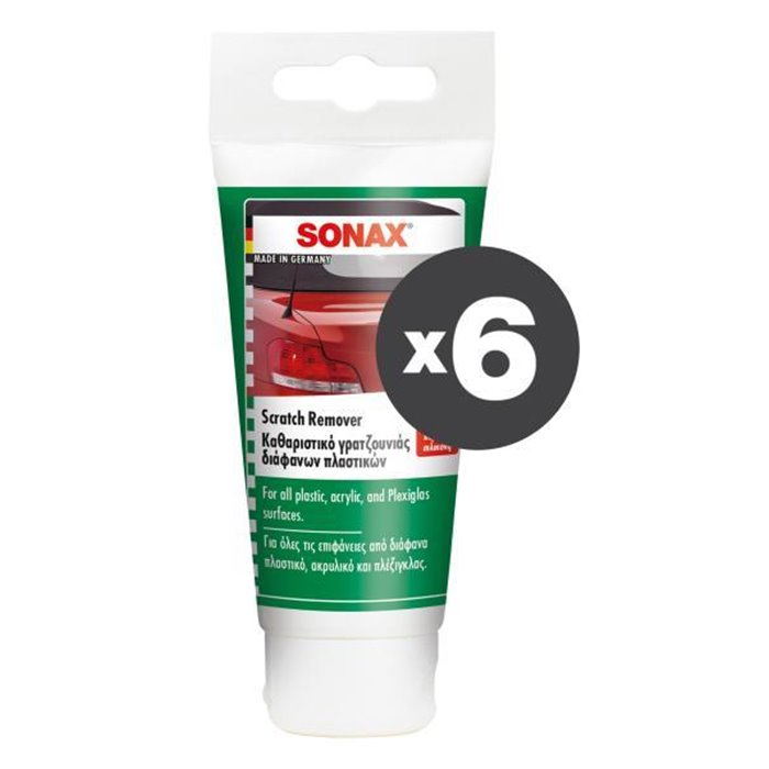 Conf. 6 pz Anti-graffio per plastica, acrile e plexiglass 75 mL