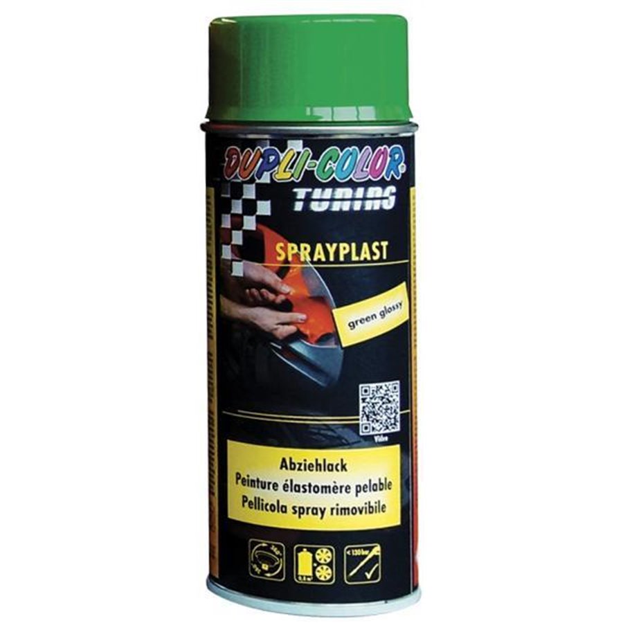 Vernice rimovibile SprayPlast verde semilucido 400 mL