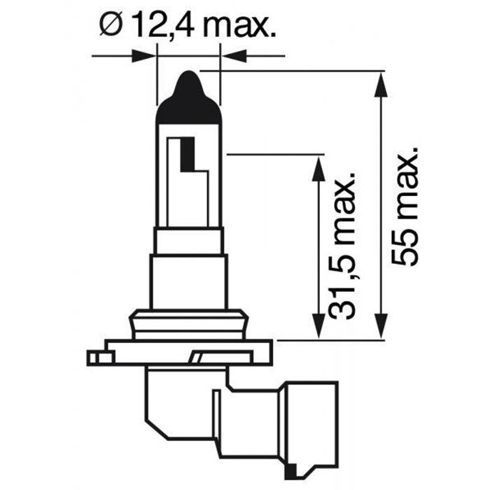 Lampadina Pure Light 12V 42W H10