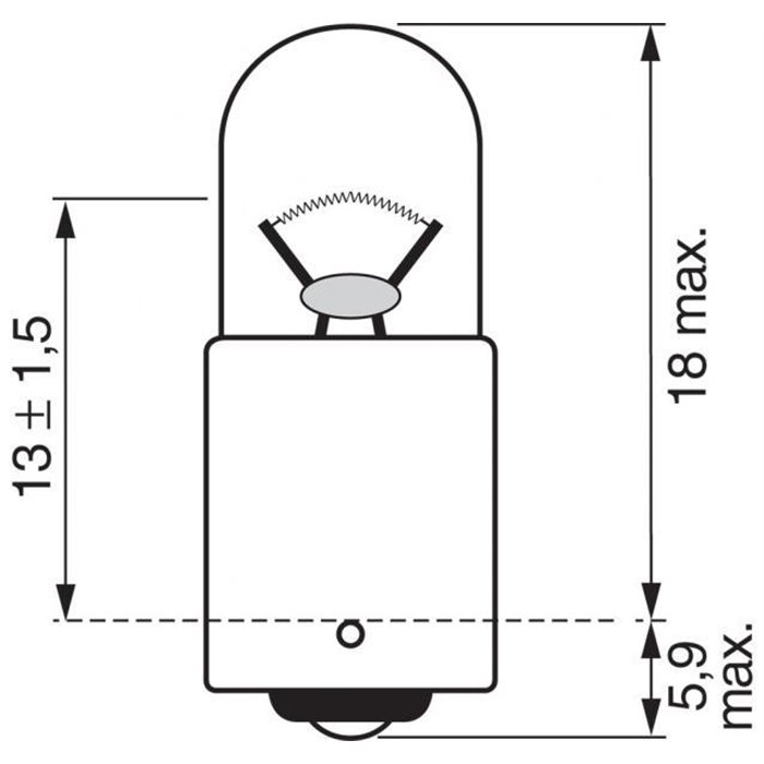 Lampadina Pure Light 12V 2W 