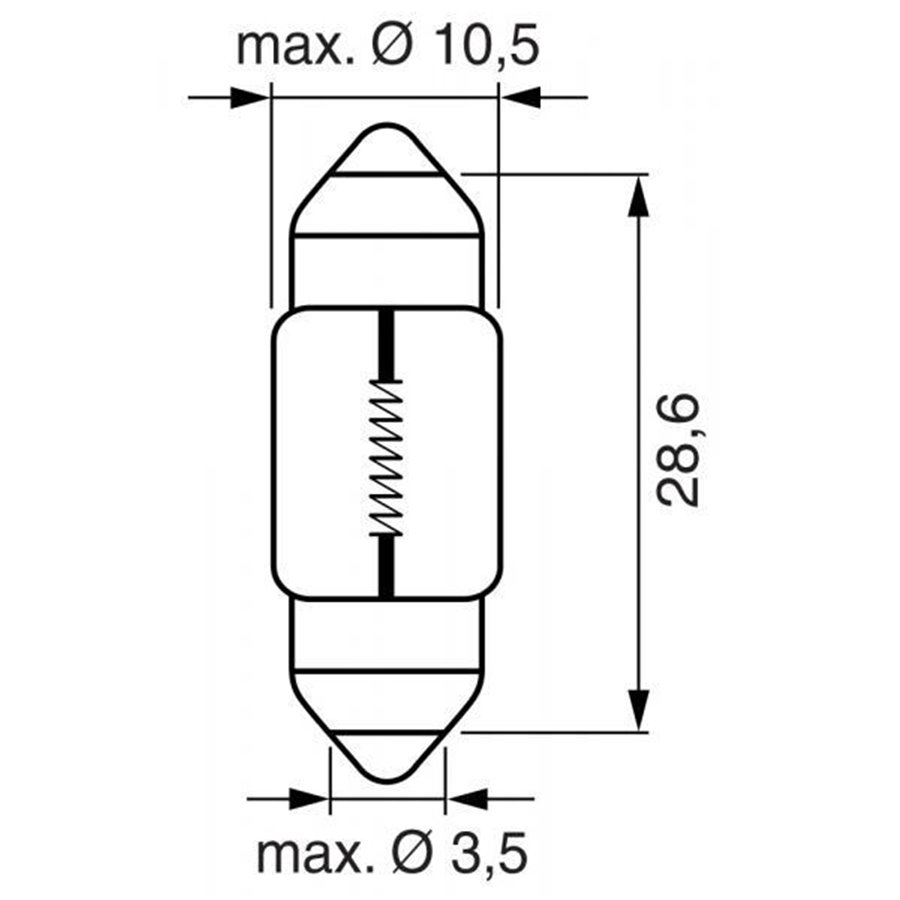 Lampadina Pure Light 12V 10W 