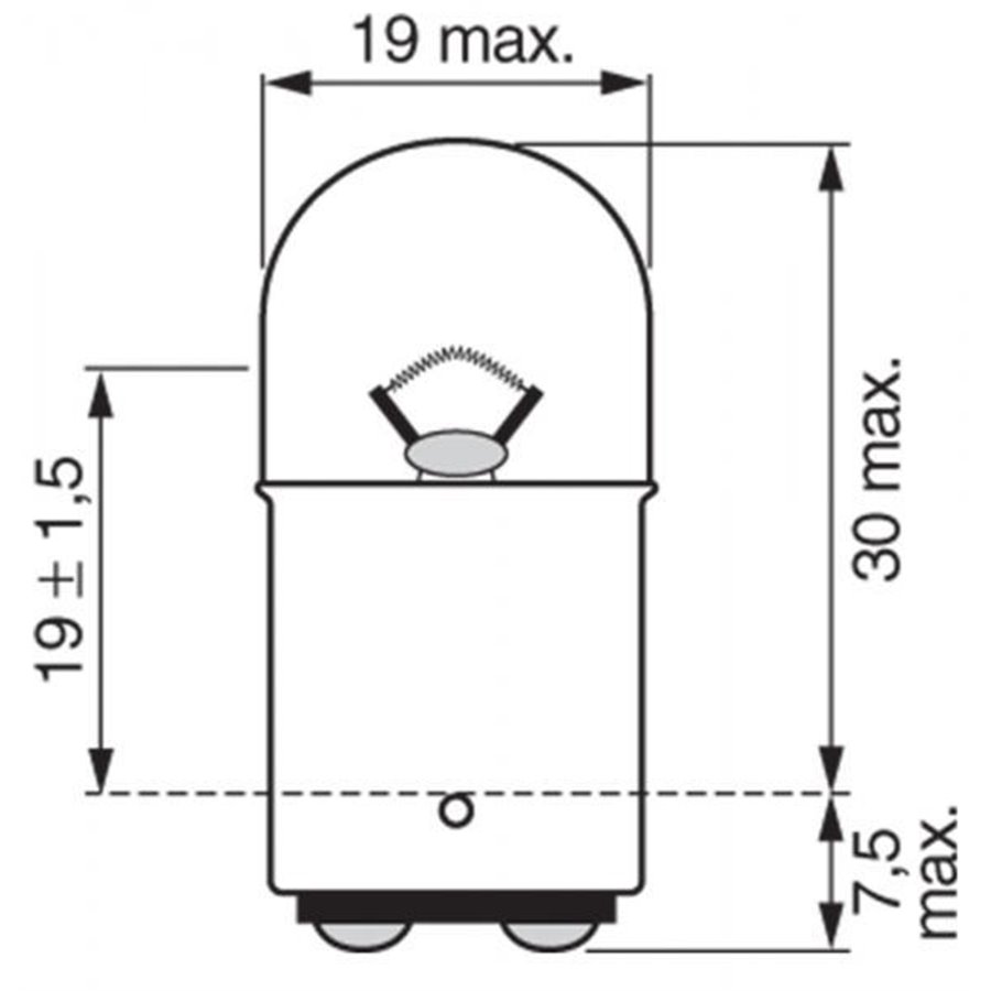 Lampadina Trucklight 24V 5W R5W