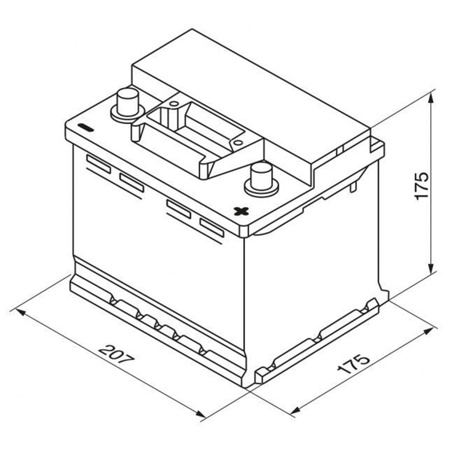 Batteria auto S3 41 Ah