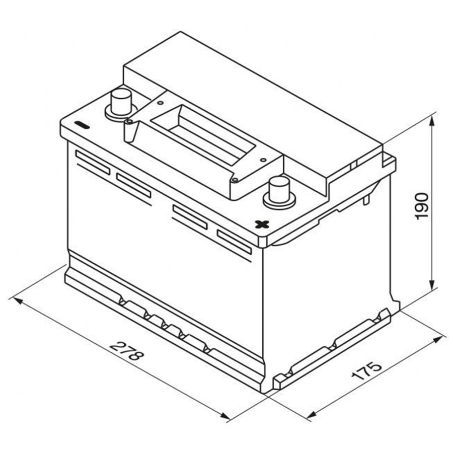 Batteria auto S3 70 Ah