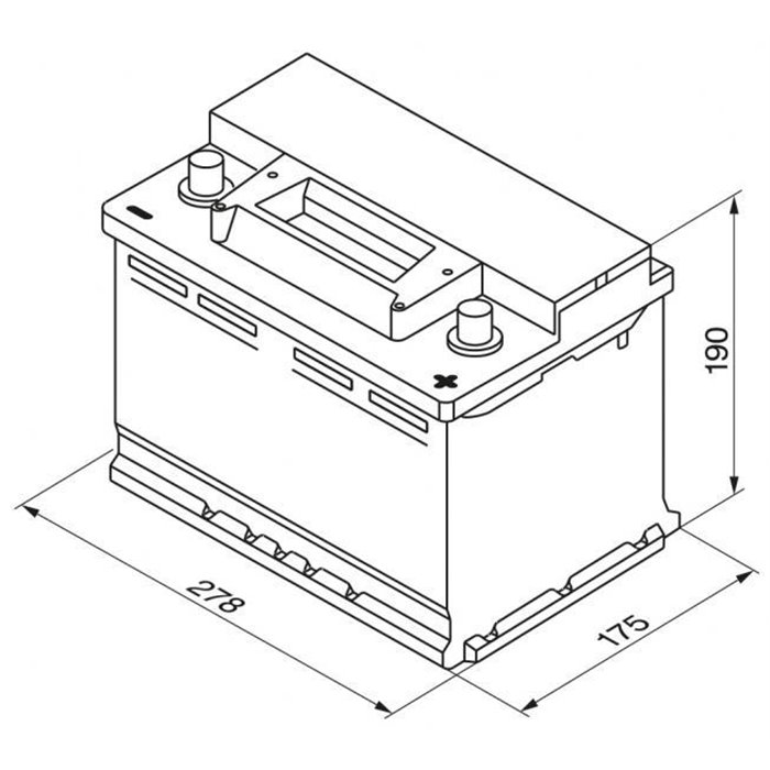 Batteria auto S3 70 Ah