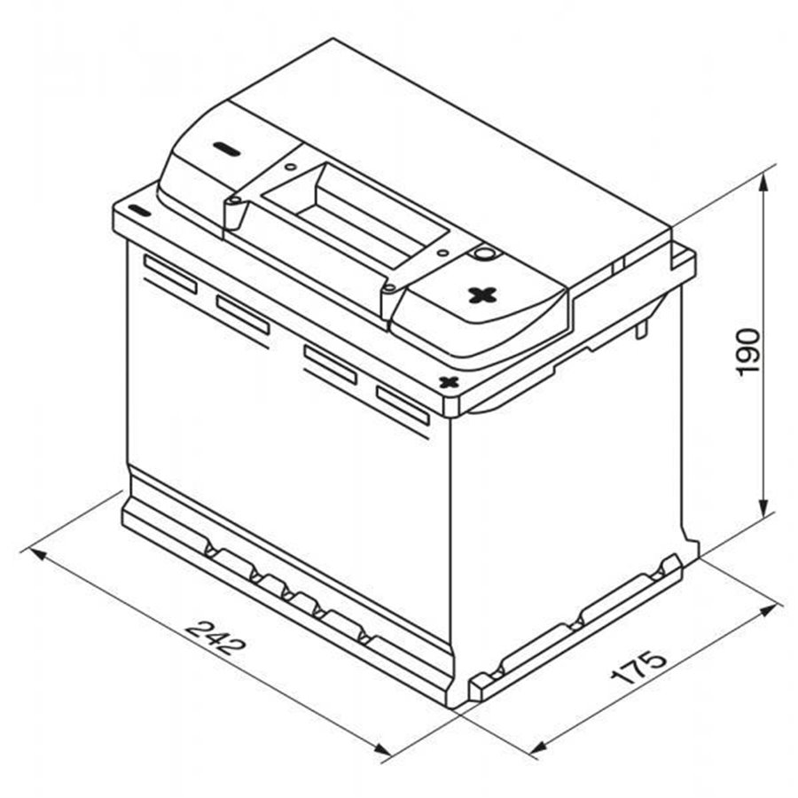 Batteria auto S4E EFB 60 Ah