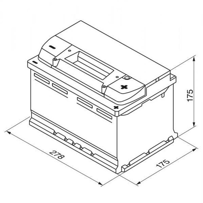 Batteria auto S4E EFB 65 Ah