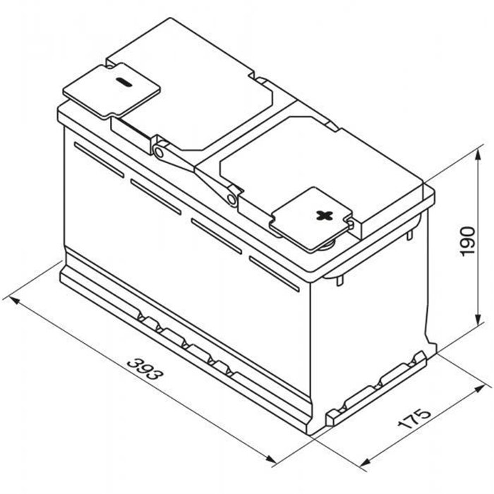 Batteria auto S5 110 Ah