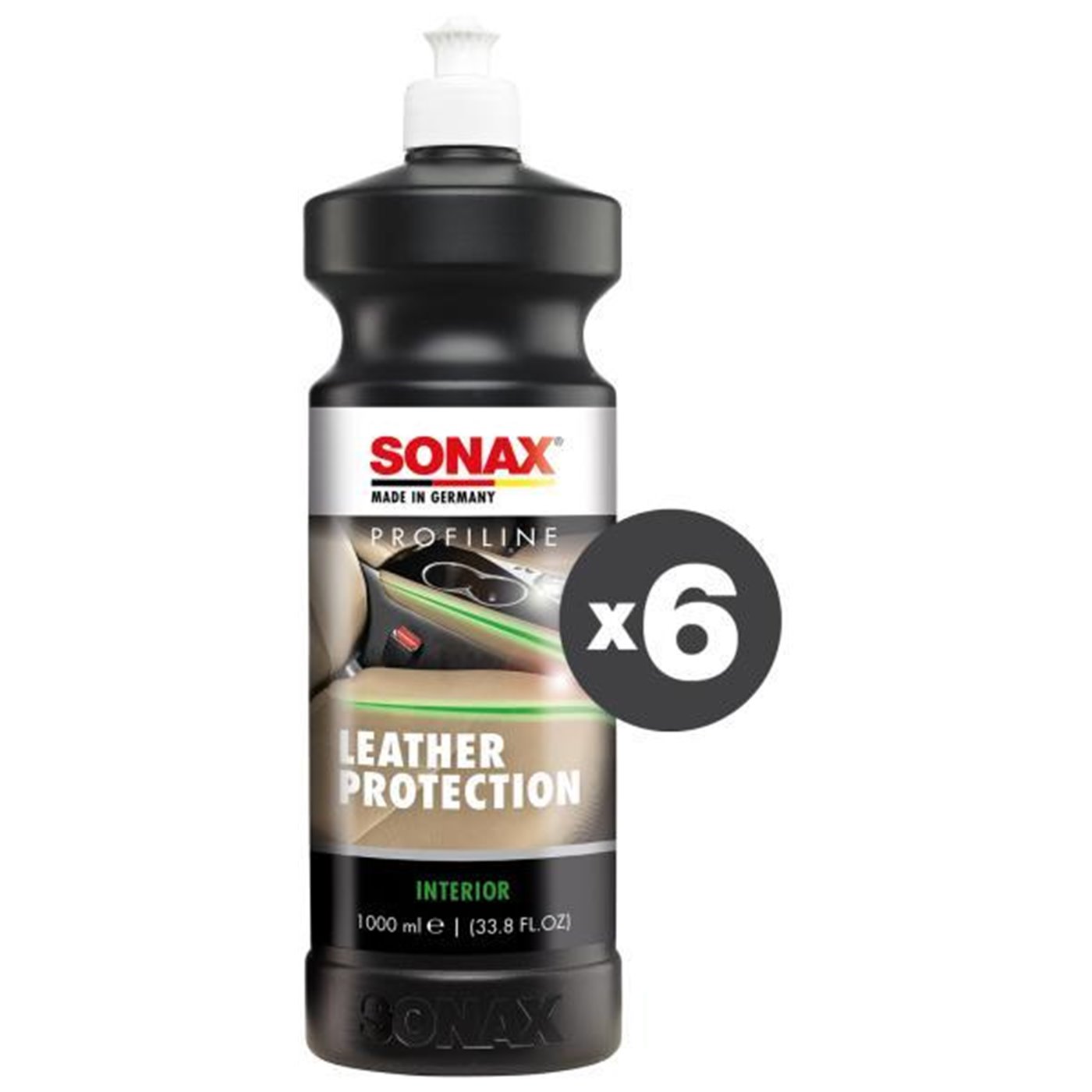 Conf. 6 pz Profiline Leather Protection 1 L