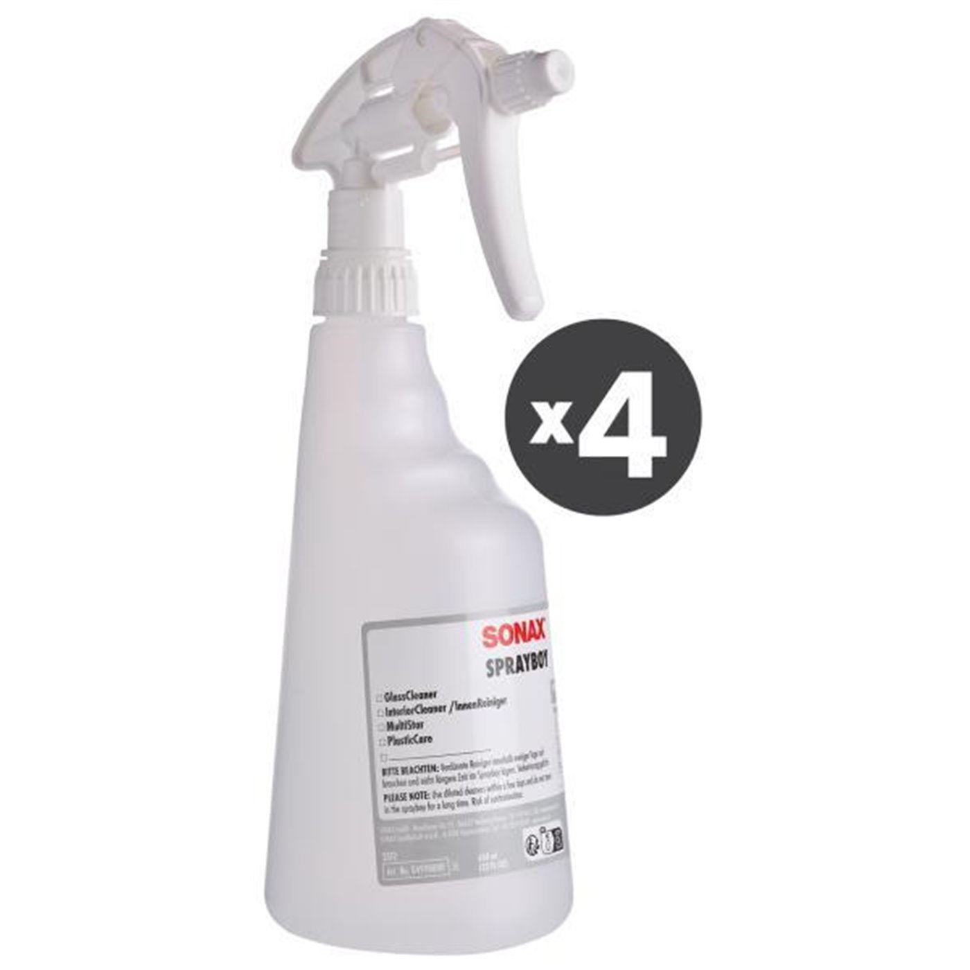 Conf. 4 pz Sprayboy 650 mL