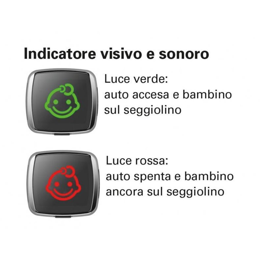 Dispositivo antibbandono Baby Alarm per seggiolini auto