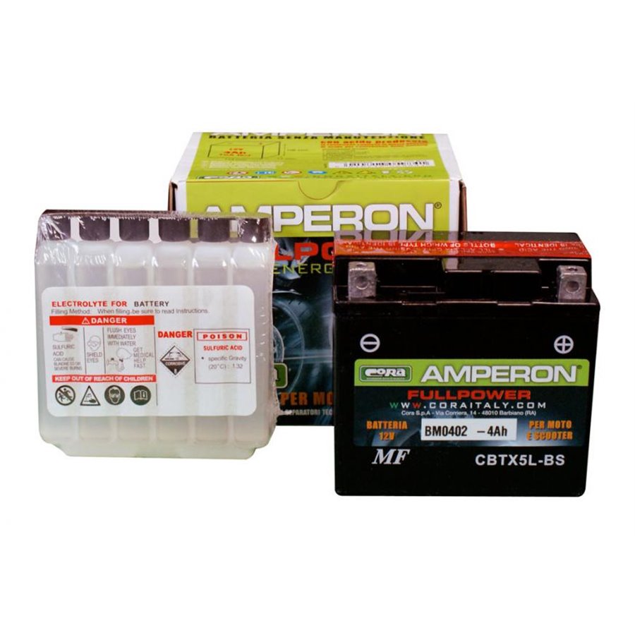 Batteria moto Amperon AGM 12V 4Ah 70A