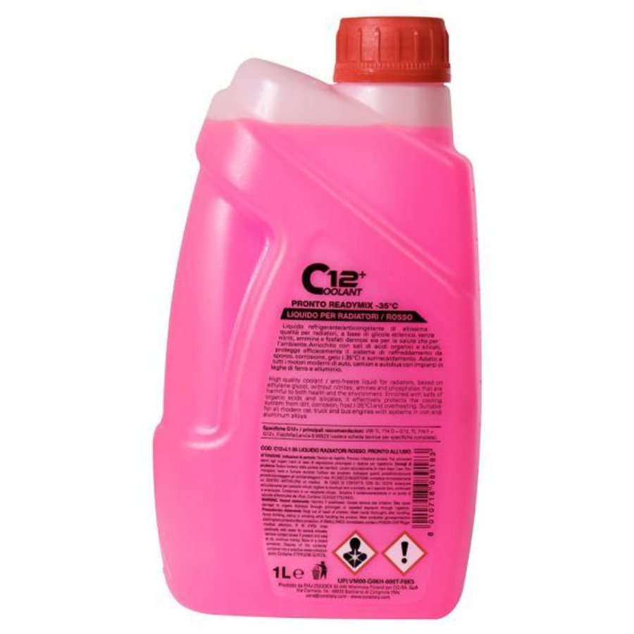 Coolant 12+ rosso pronto -35° 1 L