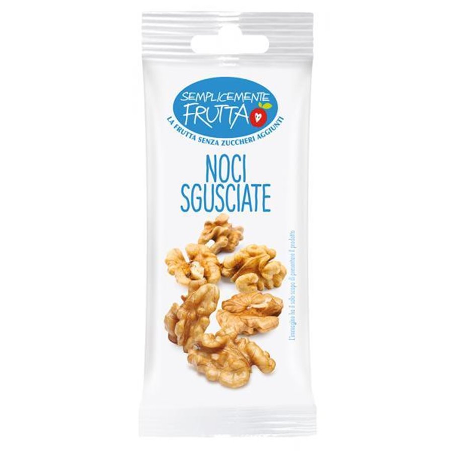 Conf. 12 buste Semplicemente Frutta noci sgusciate 25 g