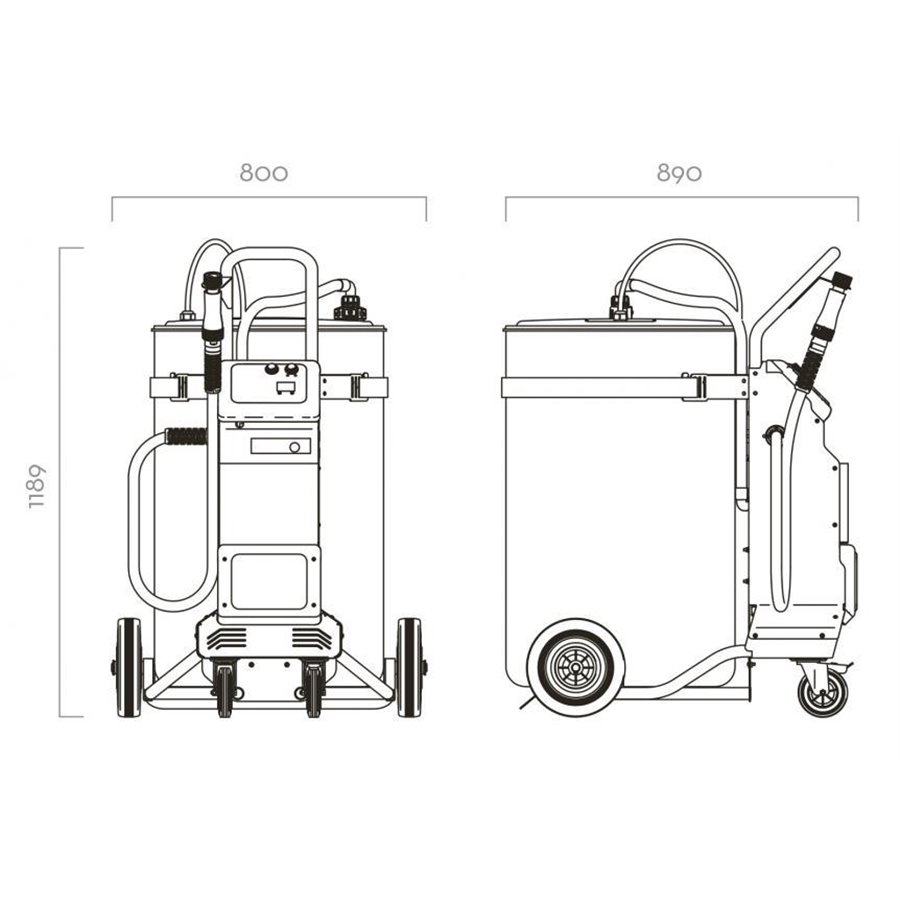 Delphin Pro-X carrello rifornimento AdBlue