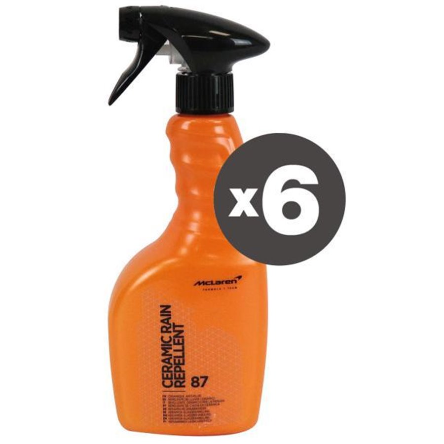 Conf. 6 pz Ceramic Rain Repellent repellente pioggia ceramico 500 mL