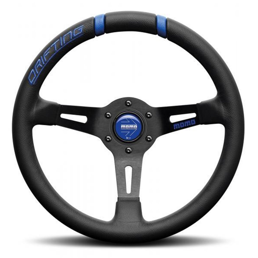 Volante Drifting nero/blu 330 mm