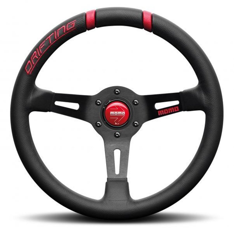 Volante Drifting nero/rosso 330 mm