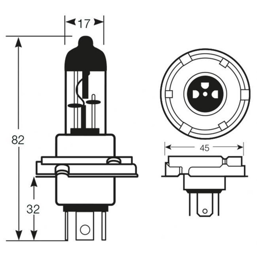 Lampadina 24V 75/70W