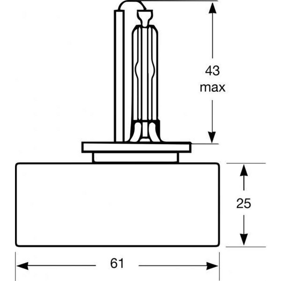 Lampadina Xenon HID D5S