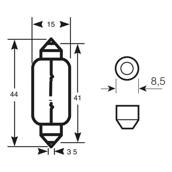 Lampadina 12V 15W