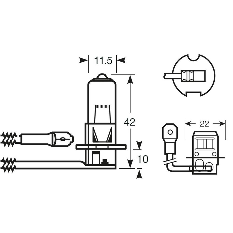 Lampadina 24V 35W