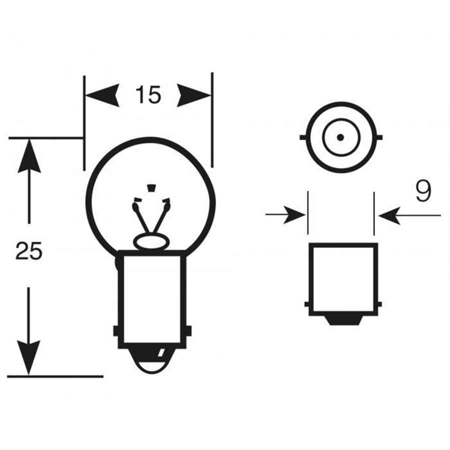 Lampadina 24V 2.8W