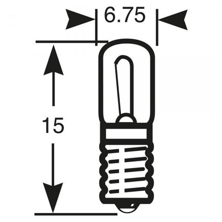 Lampadina 24V 2.8W