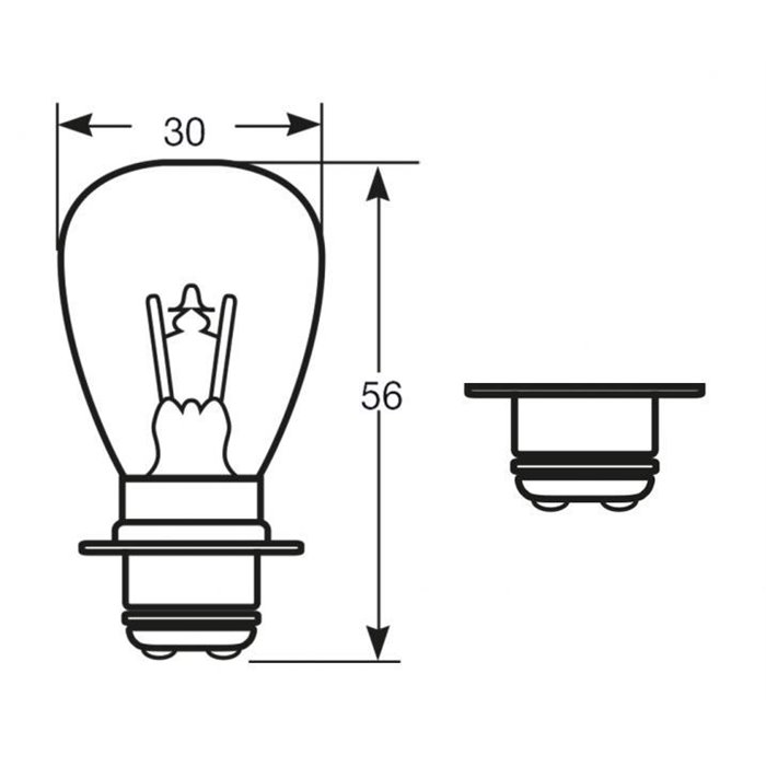 Lampadina 12V 35/35W