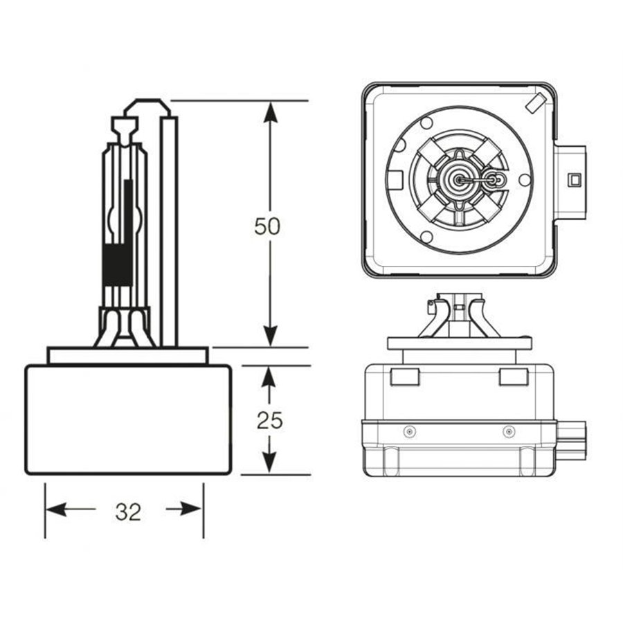 Lampadina Xenon HID D1R