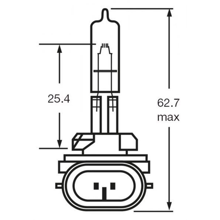 Lampadina 12V 50W