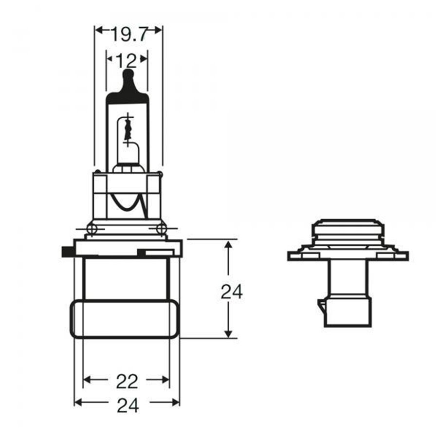 Lampadina 12V 51W HB4A