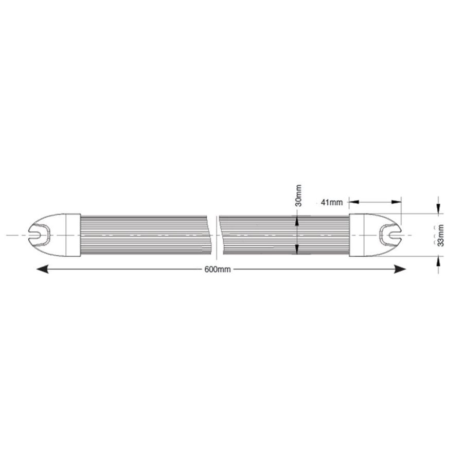 Plafoniera da interno 24 led 12-36V