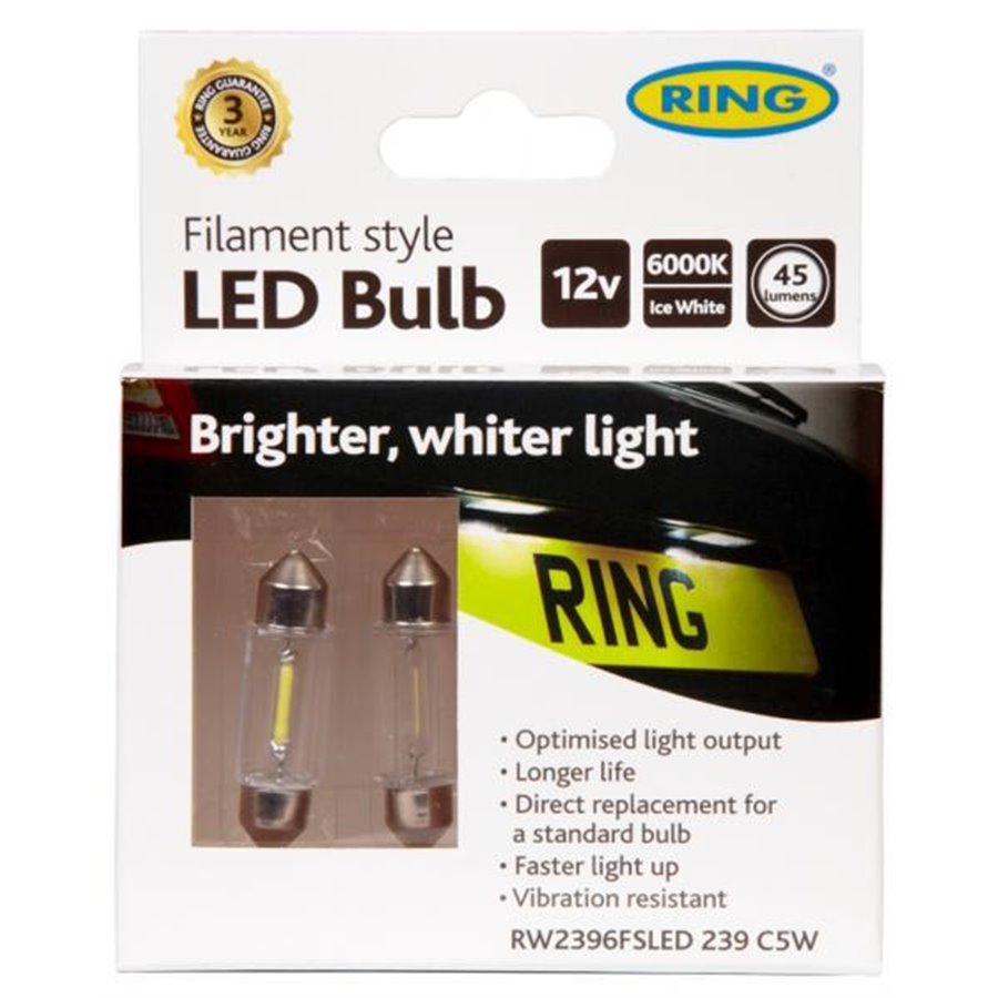 Lampadine led a filamento C5W 12V