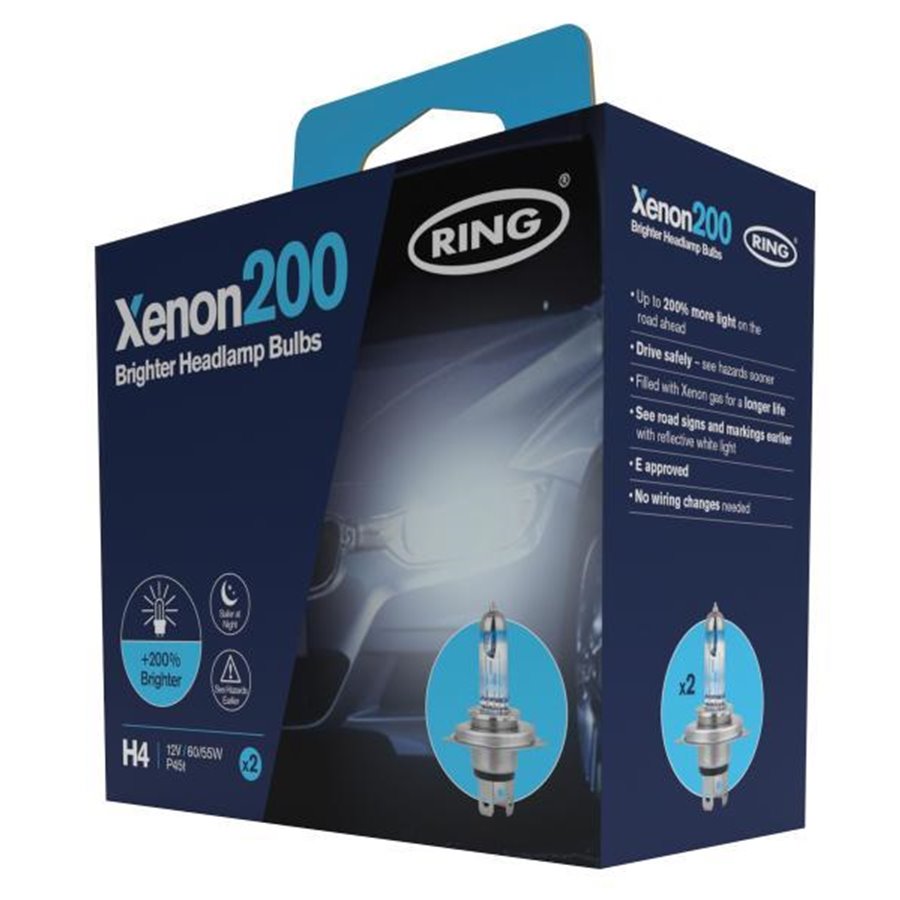 Lampadine Xenon200 H4 12V 60/55W