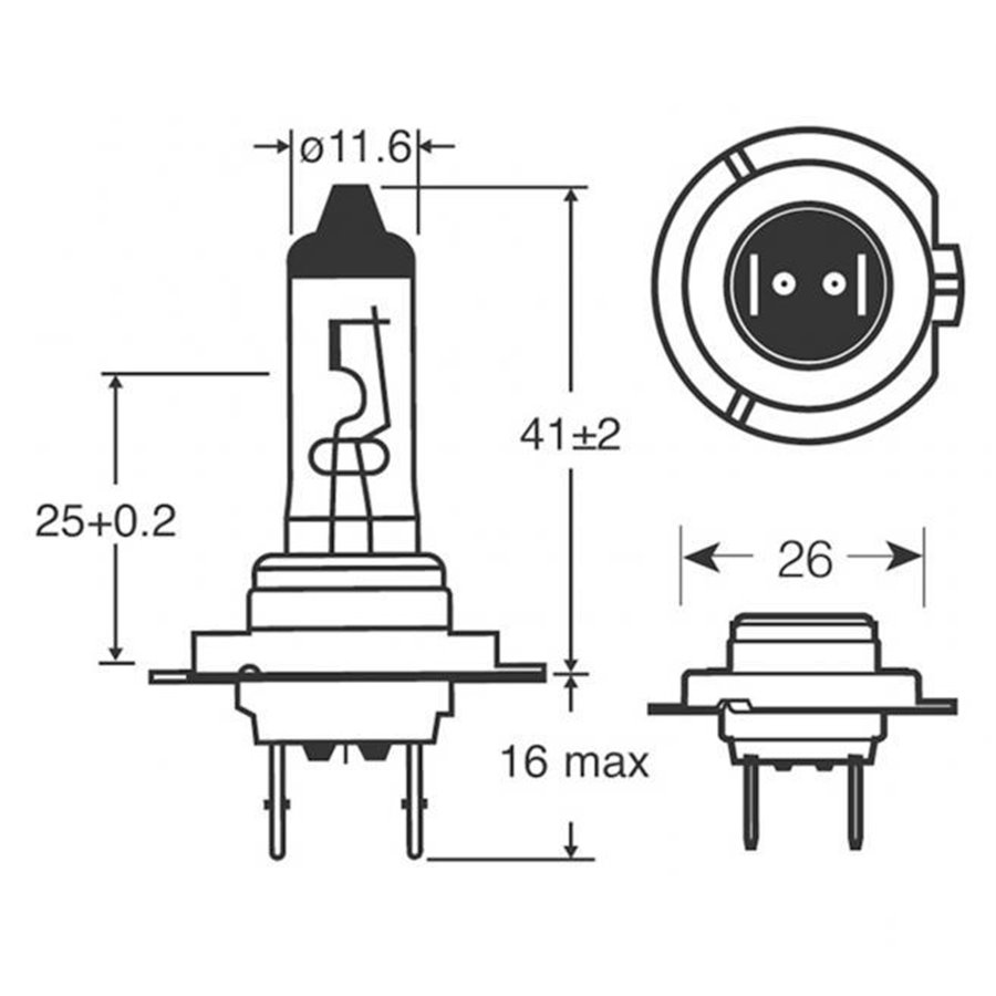 Lampadine Xenon5000 H7 12V