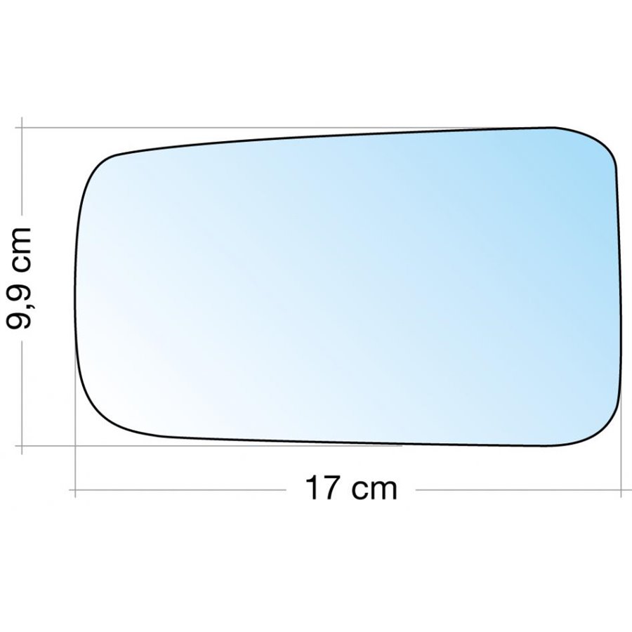SPECCHIO FIAT TIPO - TEMPRA DX CROM. TERM.