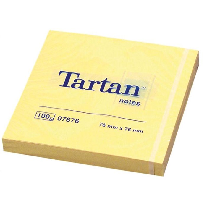 Conf. 12 post-it linea Tartan 76x76 mm