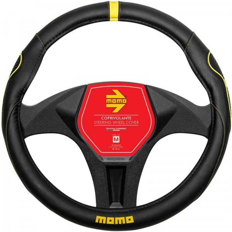 Coprivolante Supergrip nero/giallo 38-39 cm