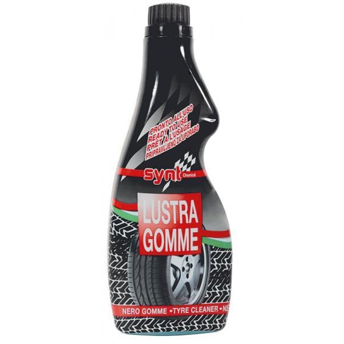 Conf. 12 pz Lustragomme nero gomme 1 L