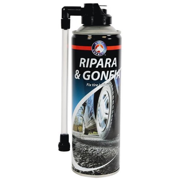 Conf. 12 pz Ripara e Gonfia pneumatici auto 300 mL