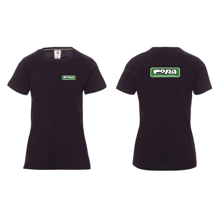 T-shirt donna nera taglia M