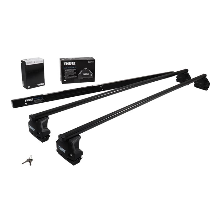 Thule Evo SquareBar - Soluzione composta Barre in acciaio rivestito