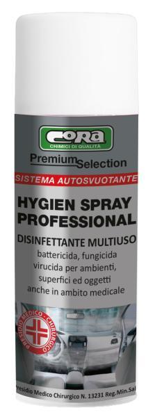 Hygien Spray Professional Disinfettante Autosvuotante 150 ml