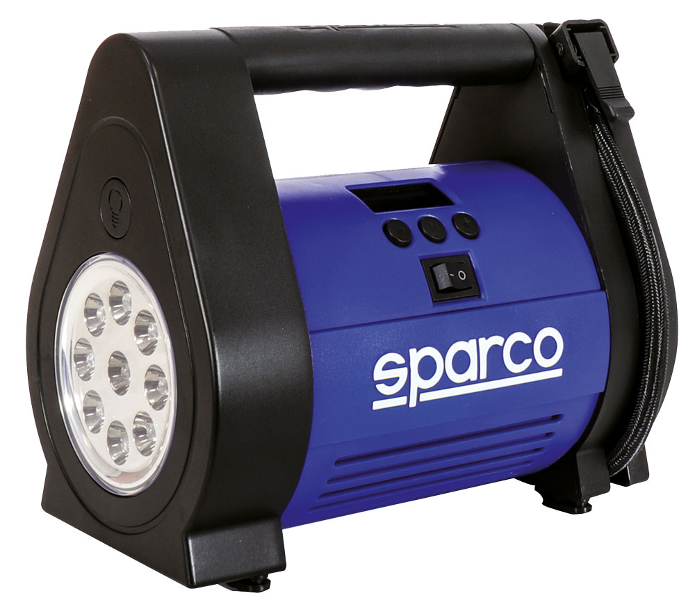 Sparco SPT160 Sparco SPT160 Compressore 12V con manometro digitale