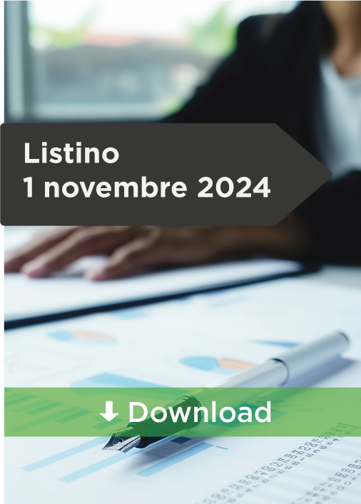 LISTINO 1 NOVEMBRE 2024